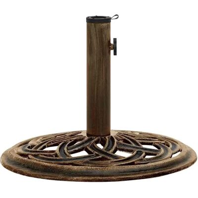 vidaXL Bronze Sonnenschirmständer 44x31 cm - Gartenstab vidaXL Bronze Sonnenschirmständer 44x31 cm - Gartenstab