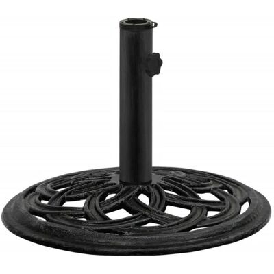 vidaXL Base de Guarda-Sol em Ferro Fundido Preto 44x31 cm - Base de Guarda-Sol vidaXL Base de Guarda-Sol em Ferro Fundido Preto 44x31 cm - Base de Guarda-Sol