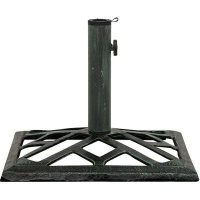 vidaXL Grüne Sonnenschirmständer 44x44x31 cm Gusseisen - Sonnenschirmbasis vidaXL Grüne Sonnenschirmständer 44x44x31 cm Gusseisen - Sonnenschirmbasis