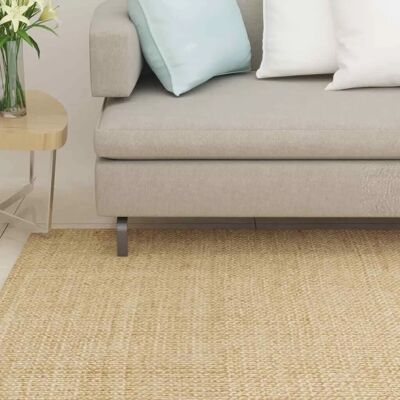 vidaXL Alfombra de sisal natural 80x150 cm - Interior vidaXL Alfombra de sisal natural 80x150 cm - Interior