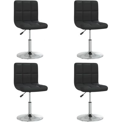 VidaXL 3087429 Ensemble de 6 chaises de salle à manger noires modernes VidaXL 3087429 Ensemble de 6 chaises de salle à manger noires modernes