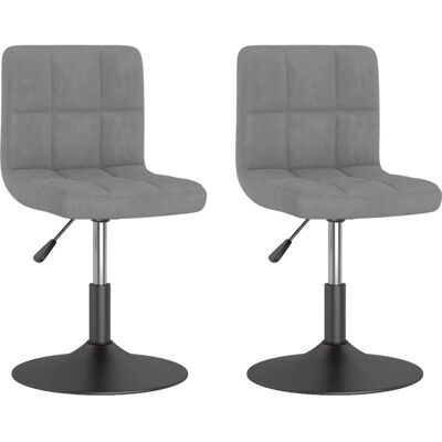 VidaXL 3087481 Fluwelen draaistoel - Eetkamerstoel VidaXL 3087481 Fluwelen draaistoel - Eetkamerstoel