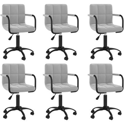 VidaXL 3088023 - Drehbarer Samt Esstischstuhl VidaXL 3088023 - Drehbarer Samt Esstischstuhl