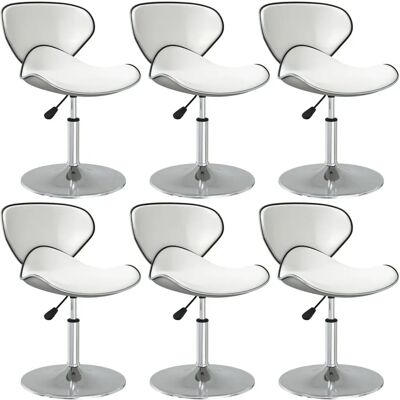 vidaXL - Höhenverstellbarer Drehstuhl-Set - Modern & Elegant vidaXL - Höhenverstellbarer Drehstuhl-Set - Modern & Elegant