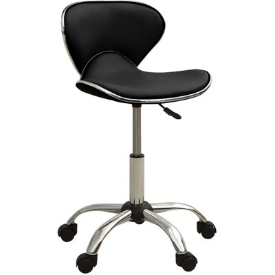 Chaise de bureau en cuir synthétique noir vidaXL - Chaise de bureau Chaise de bureau en cuir synthétique noir vidaXL - Chaise de bureau