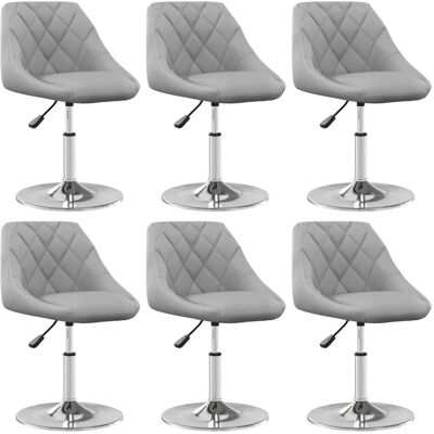 VidaXL Model 3088769 Witte draaibare eetkamerstoel VidaXL Model 3088769 Witte draaibare eetkamerstoel