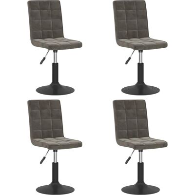 VidaXL 3089290 Drehbare Esszimmerstühle - Samt, Stahl, 4 Stück VidaXL 3089290 Drehbare Esszimmerstühle - Samt, Stahl, 4 Stück