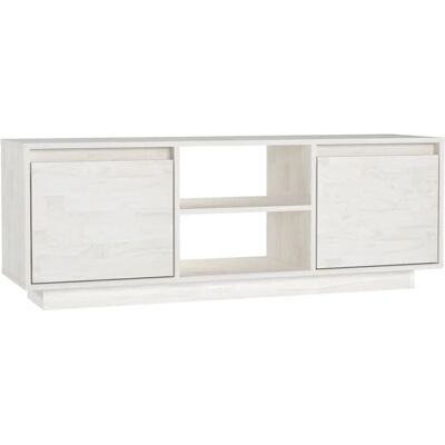 vidaXL 809901 Weiße Kiefern TV-Schrank - TV-Schrank vidaXL 809901 Weiße Kiefern TV-Schrank - TV-Schrank