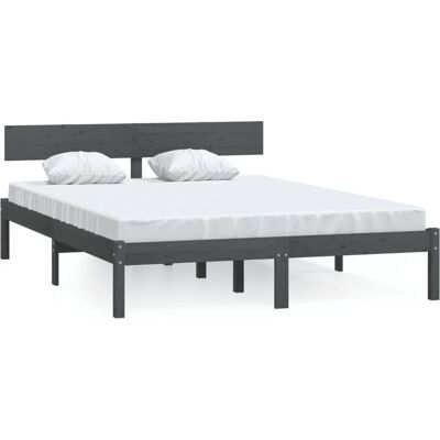 vidaXL 810154 Sänkykehys - Massiivinen mäntypuu - 150x200 cm vidaXL 810154 Sänkykehys - Massiivinen mäntypuu - 150x200 cm
