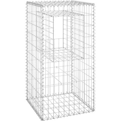 vidaXL Gabionenkorbpfosten 50x50x100 cm Eisen - Gartendeko vidaXL Gabionenkorbpfosten 50x50x100 cm Eisen - Gartendeko