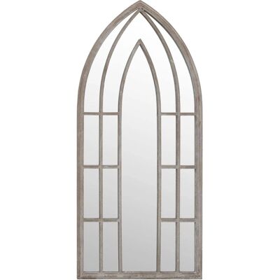 vidaXL Lustro Ogrodowe Piasek 100x45 cm Żelazo do Użytku na Zewnątrz - Lustro Ogrodowe vidaXL Lustro Ogrodowe Piasek 100x45 cm Żelazo do Użytku na Zewnątrz - Lustro Ogrodowe