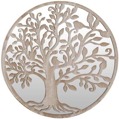 Miroir de jardin vidaXL Sable 40x2,5 cm Rond en Fer pour Extérieur Miroir de jardin vidaXL Sable 40x2,5 cm Rond en Fer pour Extérieur