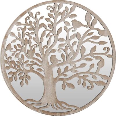 Miroir de jardin en fer sable 60x2,5 cm - Miroir de jardin - Usage extérieur Miroir de jardin en fer sable 60x2,5 cm - Miroir de jardin - Usage extérieur