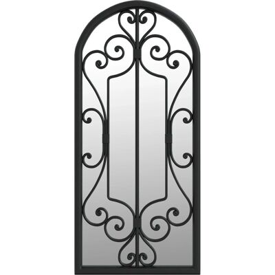 Miroir de jardin en fer vidaXL 100x45 cm - Décoration extérieure Miroir de jardin en fer vidaXL 100x45 cm - Décoration extérieure