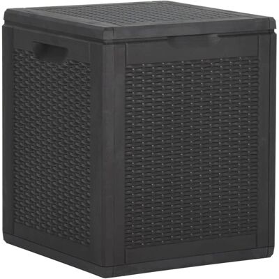 vidaXL Caja de Almacenamiento de Jardín 90L negra vidaXL Caja de Almacenamiento de Jardín 90L negra