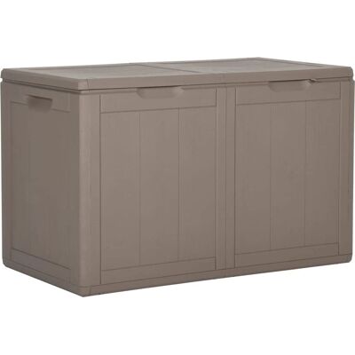 vidaXL Gartenschrank 180L Braun PP Outdoor Terrasse Aufbewahrung - Gartenschrank vidaXL Gartenschrank 180L Braun PP Outdoor Terrasse Aufbewahrung - Gartenschrank