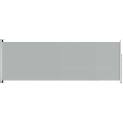vidaXL Grijs 220x600 cm Uitrekbare Zijscherm - Zijscherm vidaXL Grijs 220x600 cm Uitrekbare Zijscherm - Zijscherm