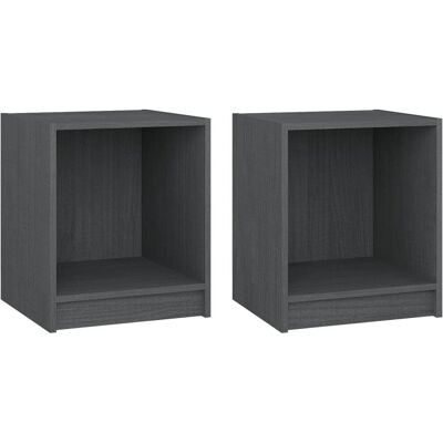 vidaXL 809924 Nachttisch Grau - Nachttisch vidaXL 809924 Nachttisch Grau - Nachttisch