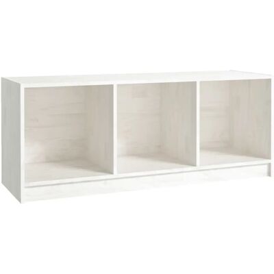 vidaXL 809961 Weißes Kiefernholz TV-Schrank - TV-Schrank vidaXL 809961 Weißes Kiefernholz TV-Schrank - TV-Schrank