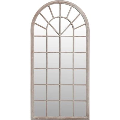 vidaXL Piasek 90x45 cm Żelazne Lustro Ścienne - Dekoracja Wnętrz vidaXL Piasek 90x45 cm Żelazne Lustro Ścienne - Dekoracja Wnętrz