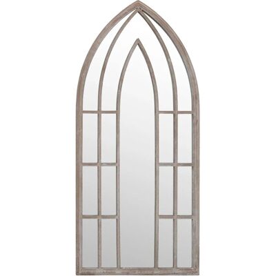 Miroir Mur en Fer Color Sable 100x45cm - Décoration Intérieure Miroir Mur en Fer Color Sable 100x45cm - Décoration Intérieure