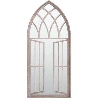 Lustro ścienne z piasku vidaXL z żelaza - Do użytku wewnętrznego 100x45 cm Lustro ścienne z piasku vidaXL z żelaza - Do użytku wewnętrznego 100x45 cm
