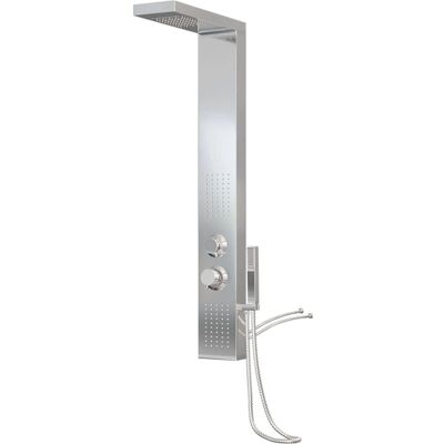 vidaXL Panel prysznicowy ze stali nierdzewnej kwadratowy - System prysznicowy vidaXL Panel prysznicowy ze stali nierdzewnej kwadratowy - System prysznicowy