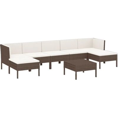 VidaXL Gartenmöbelset - Braun - Außenmöbel VidaXL Gartenmöbelset - Braun - Außenmöbel