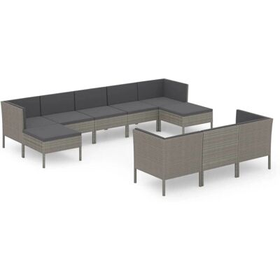 Zestaw Mebli Ogrodowych VidaXL - Odporne na Warunki Atmosferyczne Rattan - Stabilny, Modularny Zestaw Ogrodowy Zestaw Mebli Ogrodowych VidaXL - Odporne na Warunki Atmosferyczne Rattan - Stabilny, Modularny Zestaw Ogrodowy