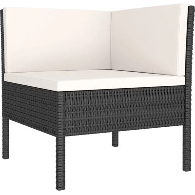 MAISONCHIC - 12-pc - Schwarzes Polyrattan - Gartenset MAISONCHIC - 12-pc - Schwarzes Polyrattan - Gartenset