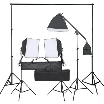Zestaw Studia Fotograficznego vidaXL z Oświetleniem Zestaw Studia Fotograficznego vidaXL z Oświetleniem