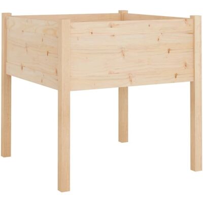 vidaXL 1/2x Massief dennenhouten tuinplantbak vidaXL 1/2x Massief dennenhouten tuinplantbak