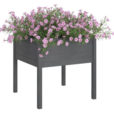 vidaXL 2x Solide Kiefernholz Gartentopf - Pflanzgefäße vidaXL 2x Solide Kiefernholz Gartentopf - Pflanzgefäße