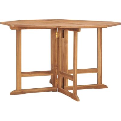 vidaXL Gartentisch aus Teak - Klappbar, 110x110x75 cm vidaXL Gartentisch aus Teak - Klappbar, 110x110x75 cm