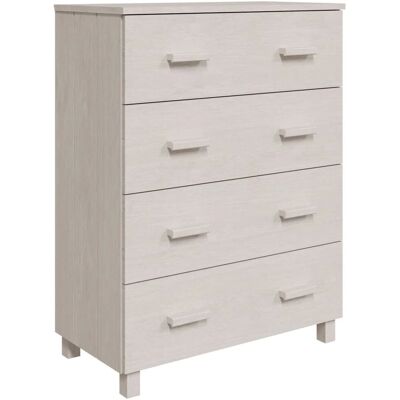 vidaXL Hamar Blanc Buffet - Buffet - Blanc - 79x40x103.5 cm - Publicité vidaXL Hamar Blanc Buffet - Buffet - Blanc - 79x40x103.5 cm - Publicité