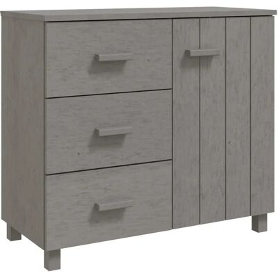 vidaXL Awo99815 Lichtgrijs Massief Dennen Dressoir - Dressoir vidaXL Awo99815 Lichtgrijs Massief Dennen Dressoir - Dressoir