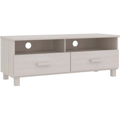 vidaXL Hamar Weiß 106x40x40 cm Massivholz Kiefer TV-Schrank - TV cabinet vidaXL Hamar Weiß 106x40x40 cm Massivholz Kiefer TV-Schrank - TV cabinet