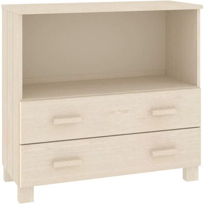 vidaXL Hamar Honigbraun 85x35x80 cm Massives Kiefernholz Sideboard - Sideboard vidaXL Hamar Honigbraun 85x35x80 cm Massives Kiefernholz Sideboard - Sideboard