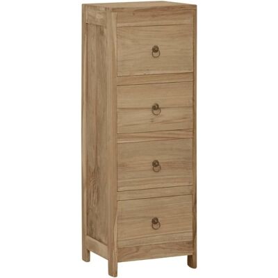 vidaXL Massivt teaktræ skab - Vintage charme - Skab vidaXL Massivt teaktræ skab - Vintage charme - Skab