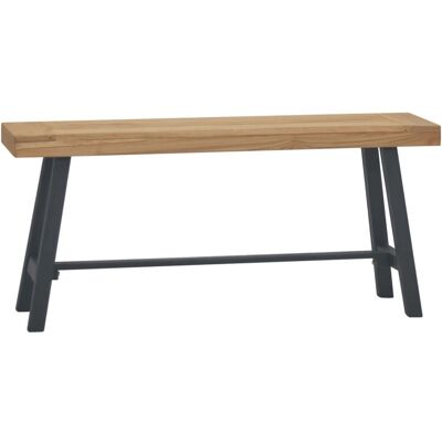 vidaXL Massive Teakholz Bank 110 cm - Indoor Bank vidaXL Massive Teakholz Bank 110 cm - Indoor Bank