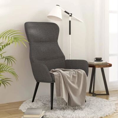 Fauteuil détente gris foncé VidaXL - Siège - Publicité Fauteuil détente gris foncé VidaXL - Siège - Publicité