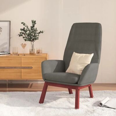 vidaXL Relaxstuhl Hellgrau Stoff - Sessel vidaXL Relaxstuhl Hellgrau Stoff - Sessel