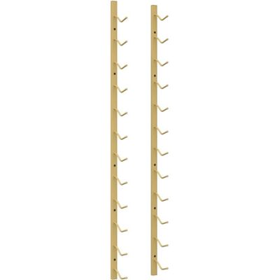 vidaXL 340880 Weinregal - Eisen Gold - Wandmontage für 12 Flaschen vidaXL 340880 Weinregal - Eisen Gold - Wandmontage für 12 Flaschen