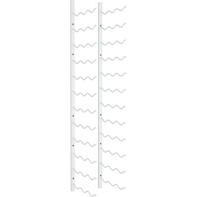 vidaXL Weiß Wandmontierter Weinkühler für 36 Flaschen vidaXL Weiß Wandmontierter Weinkühler für 36 Flaschen