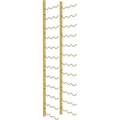 vidaXL 340888 Weinregal Eisen Gold - Weinlagerregal für 36 Flaschen vidaXL 340888 Weinregal Eisen Gold - Weinlagerregal für 36 Flaschen