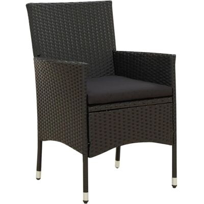 vidaXL Garten Esstisch-Set - Witterungsbeständiger Rattan - 9 Teile vidaXL Garten Esstisch-Set - Witterungsbeständiger Rattan - 9 Teile