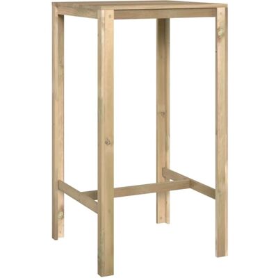 vidaXL Gartentisch - Imprägniertes Kiefernholz - 60x60x110cm vidaXL Gartentisch - Imprägniertes Kiefernholz - 60x60x110cm