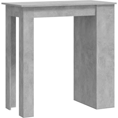 vidaXL Betontisch mit Stauraum in Grau für kleine Räume vidaXL Betontisch mit Stauraum in Grau für kleine Räume