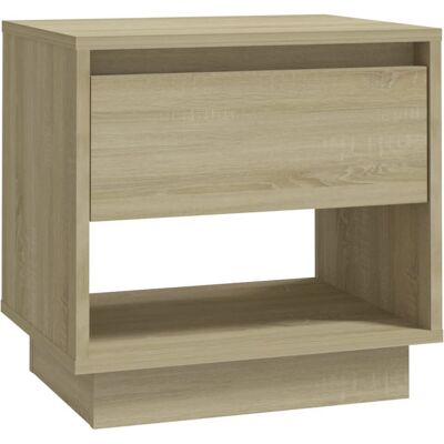vidaXL 809518 Nachttisch Eiche - Nachttisch, Beistelltisch, Klassisches Design vidaXL 809518 Nachttisch Eiche - Nachttisch, Beistelltisch, Klassisches Design