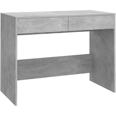 scrivania vidaXL Grigio Cemento - Postazione di Lavoro scrivania vidaXL Grigio Cemento - Postazione di Lavoro